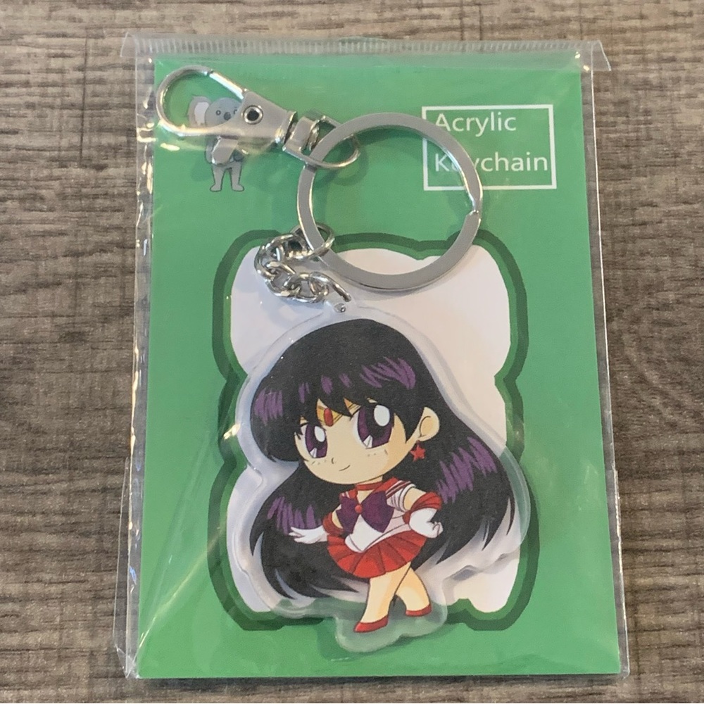 🍒🍒 Sailor Mars Charm Keychain